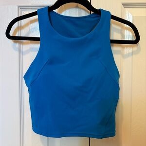 Lululemon Athletica Vibrant Blue Tank Top with built in bra